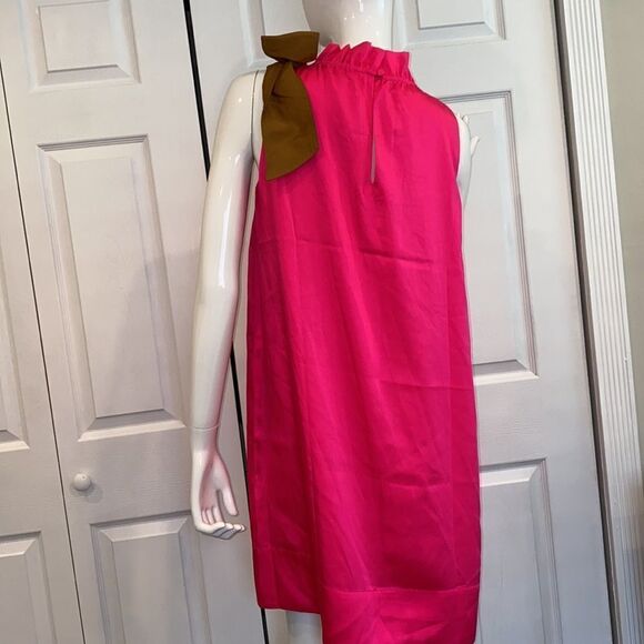 🔥J Crew swingy bow neck dress Jcrew New Sz Small New - Picture 8 of 13